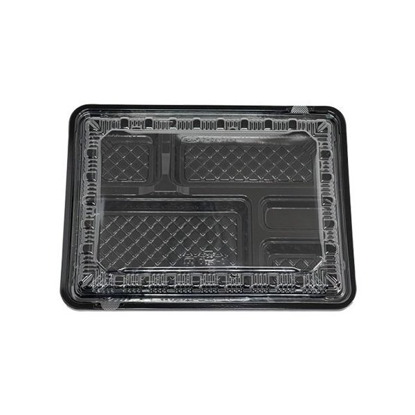 【屋号至要たる】弁当入れもの CY-3-2 黒 本体蓋仕掛ける 264×197×35粍 1入れもの400枚入 CP520514 エフピコチューパ