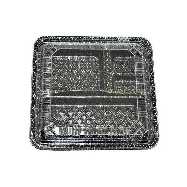 【屋号至要たる】弁当入れもの CY-5-1 花松葉 本体蓋仕掛ける 190×190×34粍 1入れもの400枚入 CP520337 エフピコチューパ