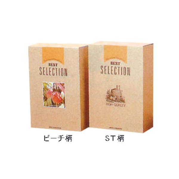 フルーツ用ギフト箱 クラフトBOX ST柄 L 305(275)×440(405)×120(115)mm 1ケース20枚入 600838 信和