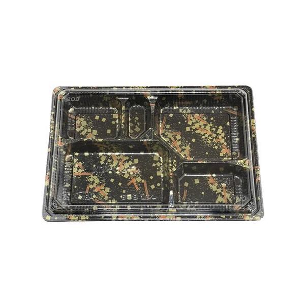 【屋号必須】弁当容器 松花堂 203 金流 本体蓋セット 270&times;187&times;31mm 1ケース400枚入 エフピコチューパ｜包材の蔵　店