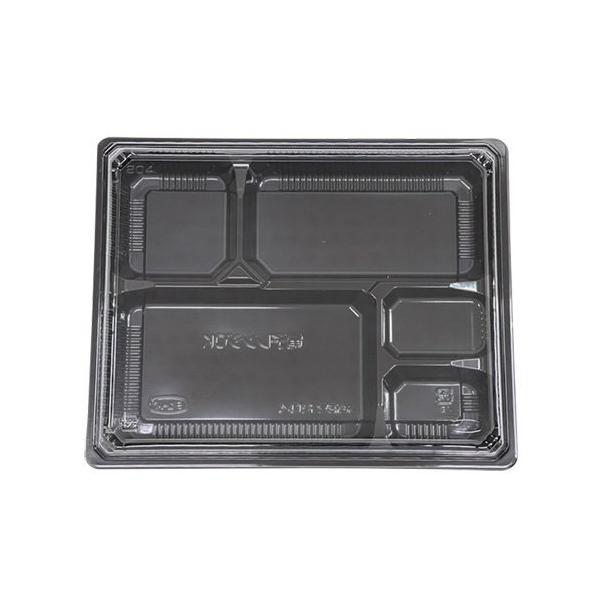 【屋号至要たる】弁当入れもの 松花堂 204 黒 本体蓋仕掛ける 265×211×31粍 1入れもの400枚入 エフピコチューパ