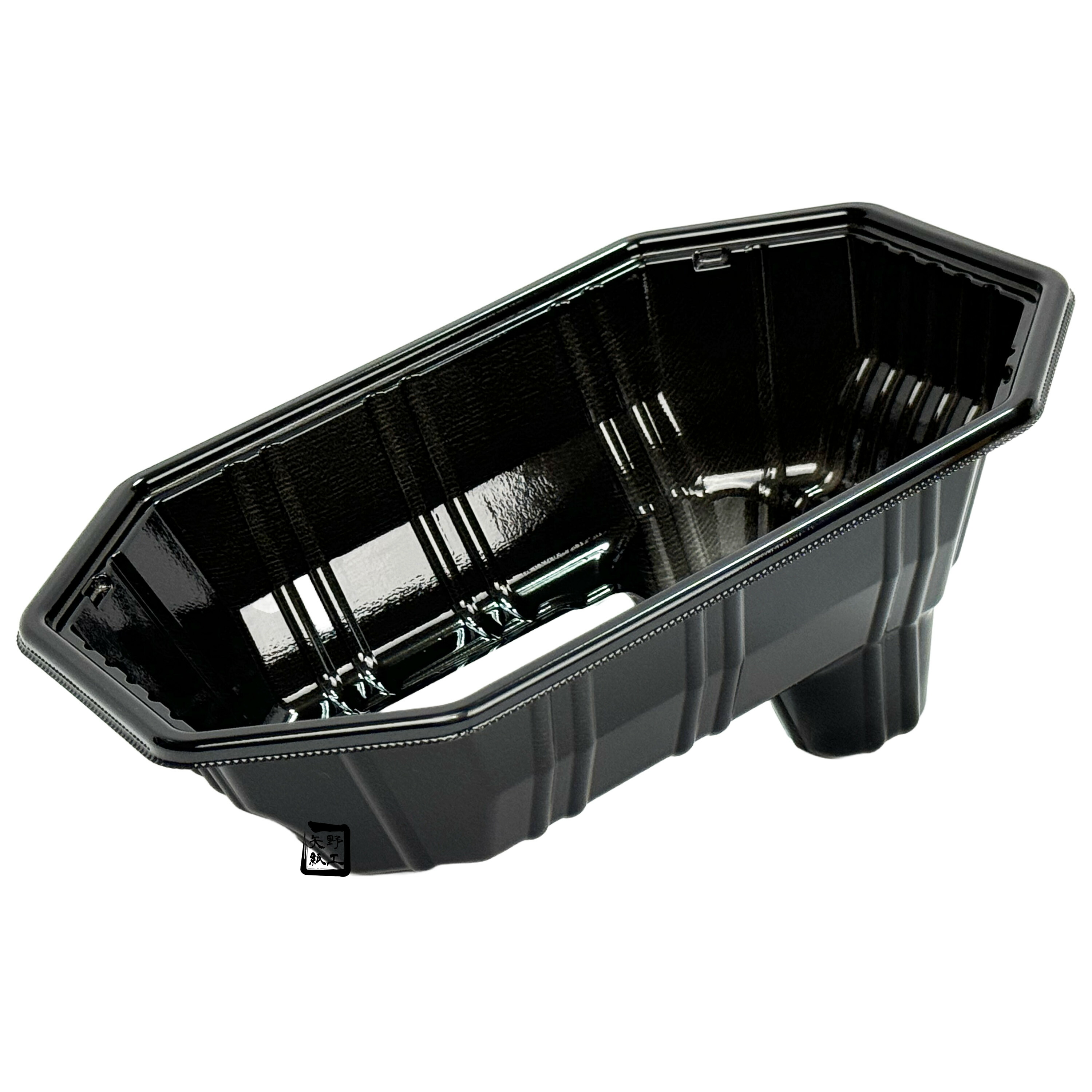 【屋号必須】フルーツケース 脚付 FR プラス L 黒 216×136×83mm 1ケース800枚入 エフピコチューパ エフピコチューパ