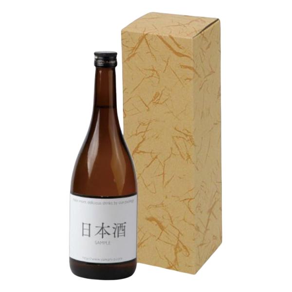 【屋号必須】日本酒・焼酎用ギフト箱 K-991 720mlカートン 太1本 88&times;88&times;280mm 1ケース200枚入 ヤマニパッケージ｜包材の蔵　店