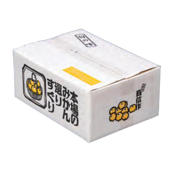 みかん箱 特選みかん #75 7.5kg用 365&times;265&times;150mm 1ケース40枚入 信和 601047｜包材の蔵　店