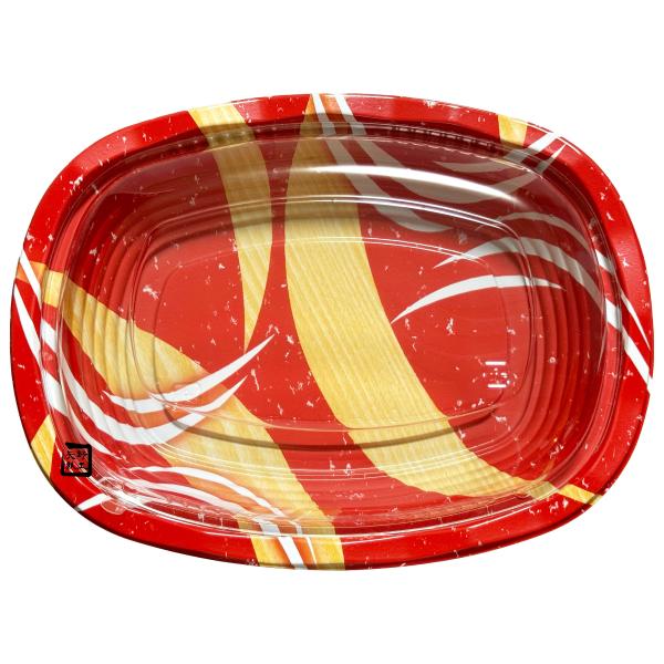 【屋号必須】丼容器 CY-丼 小判中 あかぎ 嵌合蓋セット 200×151×41mm 1ケース600枚入 エフピコチューパ