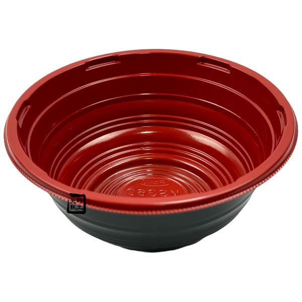 【屋号至要たる】丼入れもの MS丼-360 うるし赤 本体 φ120×50粍 1入れもの1200枚入 エフピコチューパ 使い捨て食器-キッチン用品・食器・調理器具-食器・カトラリー・グラス