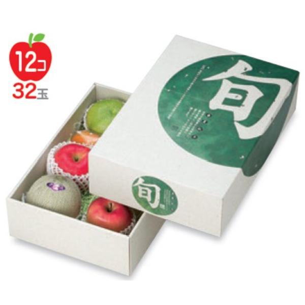 【屋号必須】りんご箱 L-376 旬の四季 大 275&times;410&times;115mm 1ケース40枚入り ヤマニパッケージ｜包材の蔵　店