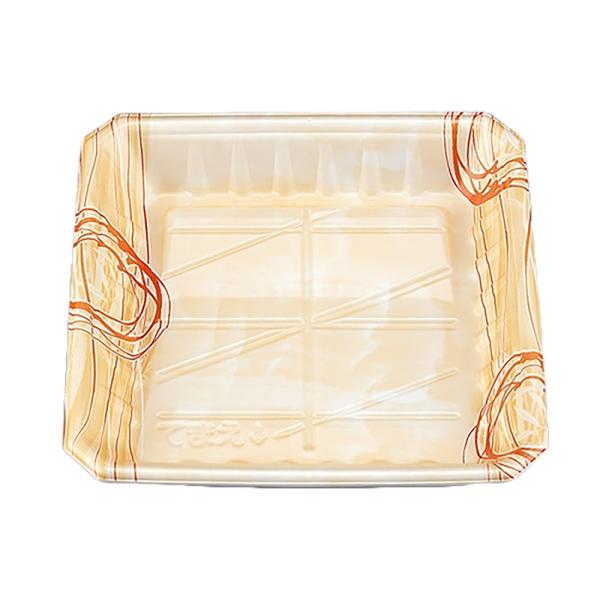 【屋号必須】発泡トレー SFニック 20-20深 ゆうすい薄橙 本体 196&times;196&times;31mm 1ケース600枚入 シーピー化成 精肉用｜包材の蔵　店