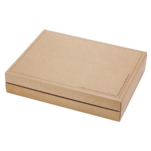 【屋号必須】洋菓子焼き菓子用ギフト箱 20-1545 ギフトBOX ナチュール 特大 320×240×65mm 1ケース50枚入 ヤマニパッケージ