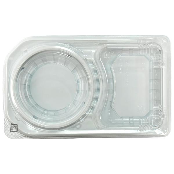 【屋号必須】デリカランチ DL-25-15 白 透明蓋セット 250×153×35mm 1セット各600枚入 CP580271 CP580286 エフピコチューパ 弁当容器