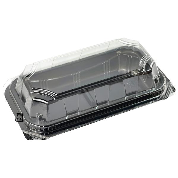 【屋号必須】和菓子容器 2個用 APW-2-A 黒 155×87×44mm 1ケース1200枚入 エフピコチューパ