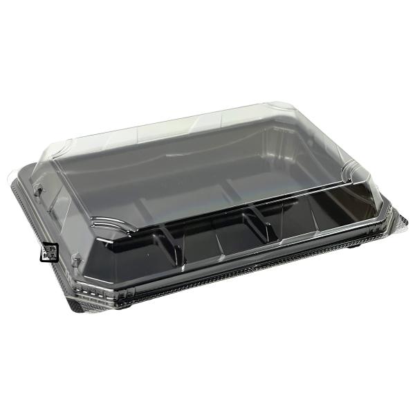 【屋号必須】和菓子容器 6個用 APW-6-1 黒 189×136×42mm 1ケース600枚入 エフピコチューパ