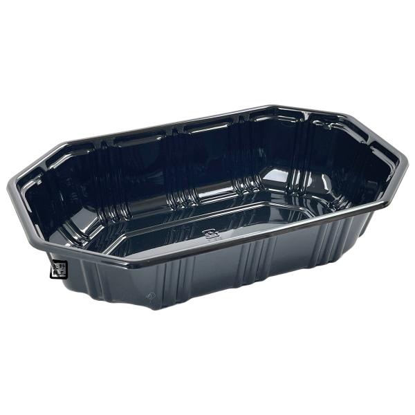 【屋号必須】カラーフルーツケース UA-2 BK 黒 201×118×45mm 1ケース1200枚入り ウツミリサイクルシステムズ