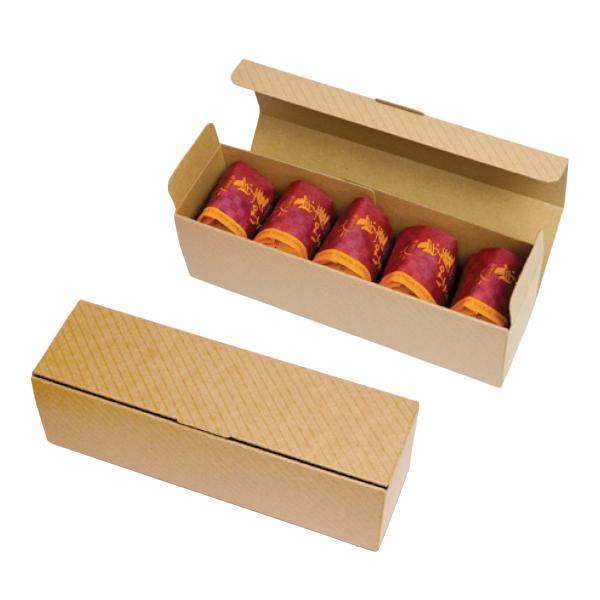 【屋号必須】スイートポテト箱 20-950 スイートポテト 5ヶ入 225×64×71mm 1ケース200枚入 ヤマニパッケージ 洋菓子用紙箱