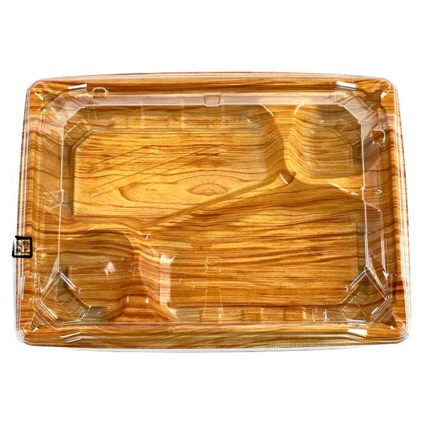 【屋号至要たる】弁当入れもの MS角弁 23-17-2 拓木 澄み切った蓋仕かける 234×170×33粍 1仕かける各600枚入 エフピコチューパ