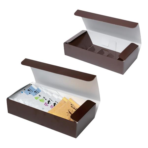 【屋号必須】洋菓子焼き菓子ギフト箱 20-358BR ガトーブラウン 230×115×51mm 1ケース200枚入 ヤマニパッケージ