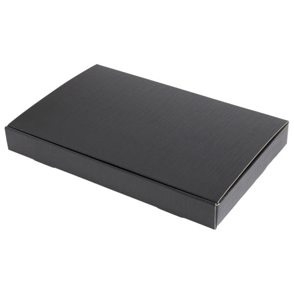 【屋号必須】うなぎ箱 SK-163 網目格子 黒 大 370×230×45mm 80サイズ 1ケース100枚入 ヤマニパッケージ 水産用