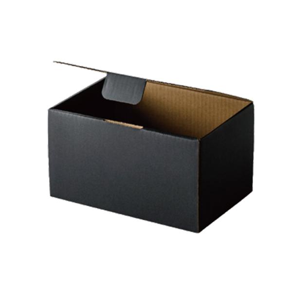 【屋号必須】ぶどう箱 ぶどう一体箱 1房(M) 黒&times;茶 231&times;156&times;131mm 1ケース25枚入 661612 星野｜包材の蔵　店