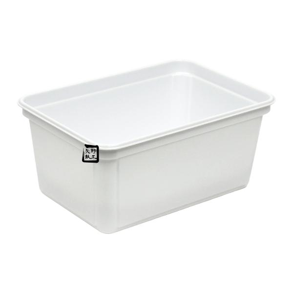 【屋号必須】角型バルク容器 角1L 本体 W(一般型P)M 170×117×80mm 1ケース400個入り 01038508 東名化学工業