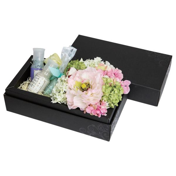 【屋号必須】フラワーケース F-406 アレンジBOX(エレガンス) ロング 265×145×115mm 1ケース50枚入 花用紙箱