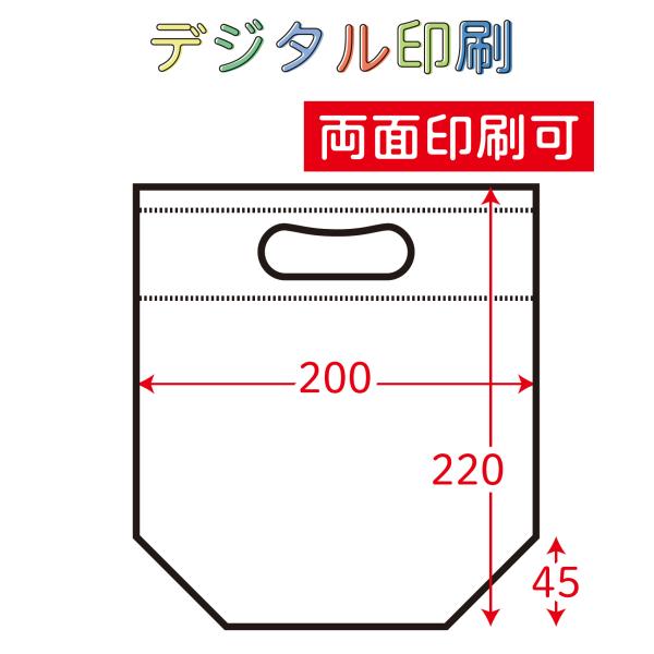 【別注デジタル印刷】ハイパースタンドバッグ SP-3 4穴/穴無 プラマーク入り 両面印刷可 #30 /20 200×220mm GZ45mm 1ロット約20000枚入り 407662 信和 225,275円