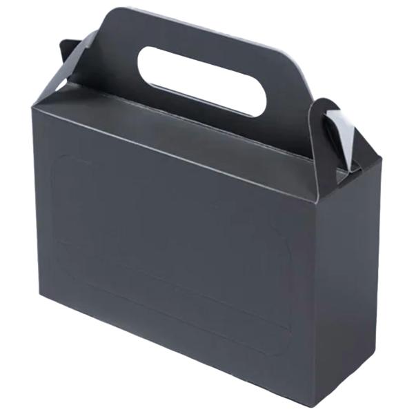 【屋号必須】ビール箱 350ml缶用手提3本箱 グレー 1セット200枚入 198&times;66&times;124mm 0009-110-31 和気 ハンディタイプ｜包材の蔵　店 14,289円