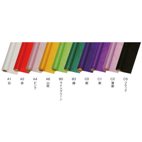 【屋号必須】ラッピングロール サテニーロール 720mm×10m巻 C0 紺 5本 DF0505 オリカ 果物用