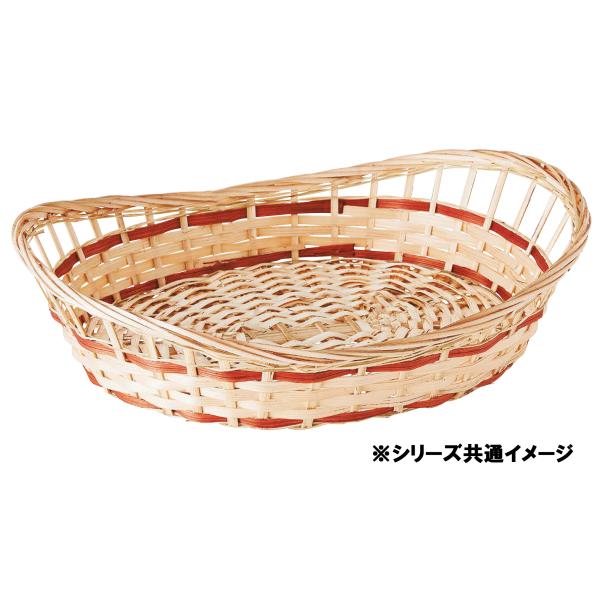 【屋号必須】竹篭 耳ナシ小判 大 290×370×100(70)mm 10個入 CT7451 オリカ 5,985円