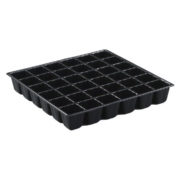 連結セルポット 36穴 黒 285×285×45mm 1ケース500枚入 200812 信和 移植 種まき 育苗