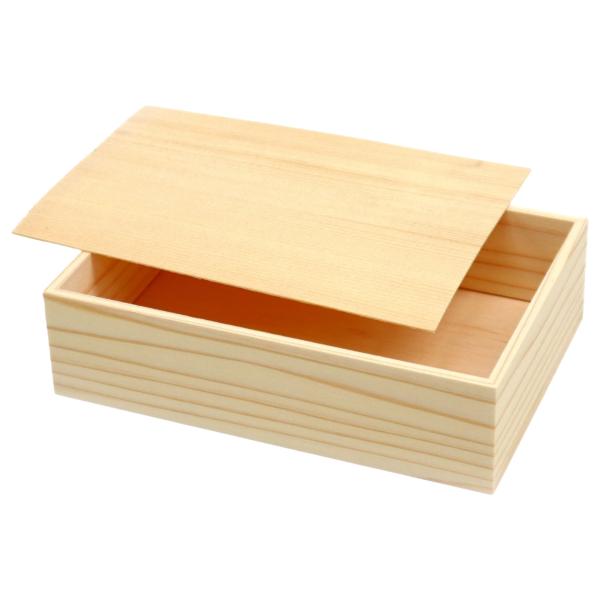 奈良吉野杉折箱1合 のせ蓋付 169×115×45(39)粍 1入れもの160枚入 1070000000520 1070000000522