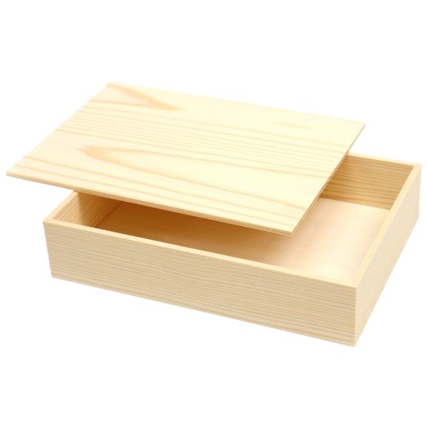 奈良吉野杉折箱2合 共蓋付 211×151×45(39)粍 1容れもの160枚入 1070000000540 1070000000541