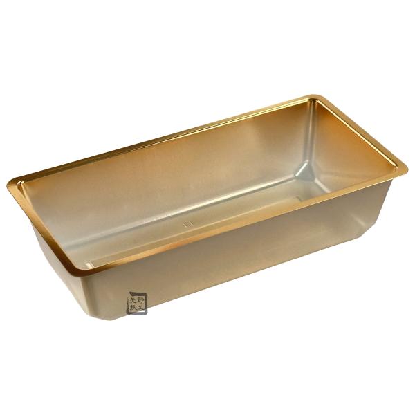 小鉢 仕切 小鉢50-長2割 赤金 130×65×30mm 1ケース2000枚入 CA10052 北原産業 重箱 折詰 ウッド用