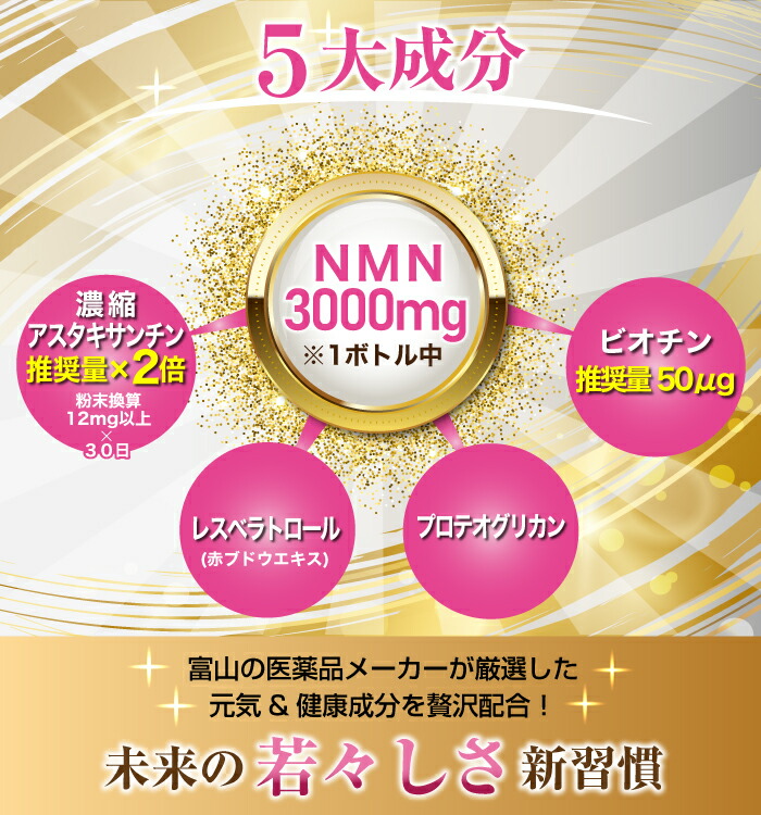 市場 NMN サプリ 栄養機能食品 日本製 1本無料》 ニコチンアミドモノ 