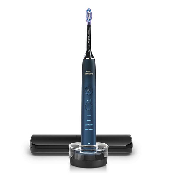 【楽になることの上場会社組織】 フィリップス PHILIPS Sonicare ソニッケアー DiamondClean 電動歯刷子 金剛石喨喨たる 9000 HX9911/82 青碧黒いこと JAN:8720689002714【北海道沖縄離島送りとどける不可】-NA-