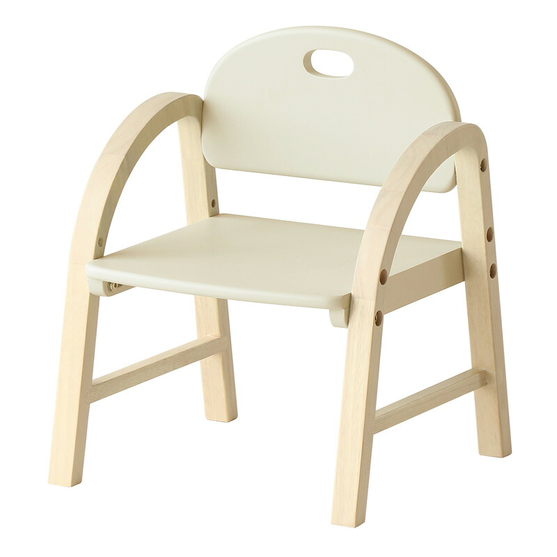 【安心の上場企業】 市場 Kids Arm Chair -amy- 木製キッズチェア 子供椅子 組立品 ILC-3434IV アイボリー 【代引・日時指定・キャンセル不可・北海道沖縄離島配送不可】-FK-