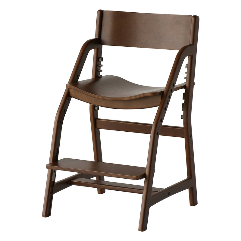 【安心の上場企業】 市場 E-Toko Kids Chair -economy- ダイニング学習チェア 組立品 JUC-3661BR ブラウン 【代引・日時指定・キャンセル不可・北海道沖縄離島配送不可】-FK-