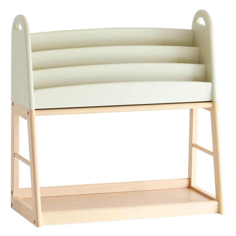 【安心の上場企業】 市場 Kids Picture Book Rack -aluma- 絵本ラック 組立品 ILR-3684IV アイボリー 【代引・日時指定・キャンセル不可・北海道沖縄離島配送不可】-FK-｜hows 店