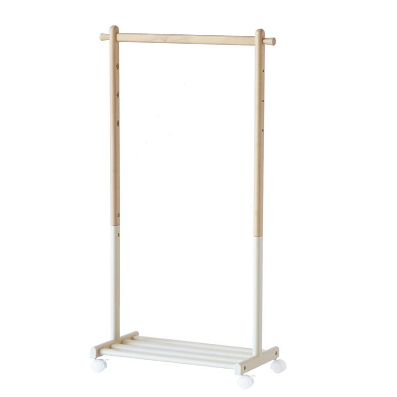 【安心の上場企業】 市場 Kids Hanger Rack -mill- ハンガーラック キッズハンガー 組立品 ILH-3685IV アイボリー 【代引・日時指定・キャンセル不可・北海道沖縄離島配送不可】-FK-