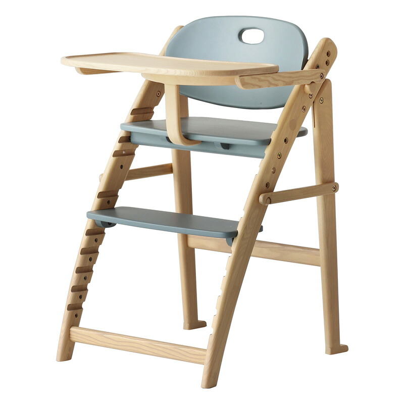 【安心の上場企業】 市場 Folding High Chair -freddy- 大人まで使えるハイチェア 完成品 ILC-3869SGY ストームグレー 【代引・日時指定・キャンセル不可・北海道沖縄離島配送不可】-FK-｜hows 店