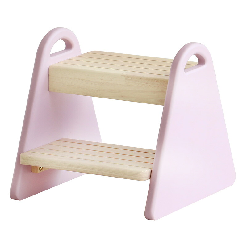 【安心の上場企業】 市場 Kids Step -tina- 子ども用の踏み台 キッズステップ 組立品 ILS-3429LPK-II ラベンダーピンク 【代引・日時指定・キャンセル不可・北海道沖縄離島配送不可】-FK-