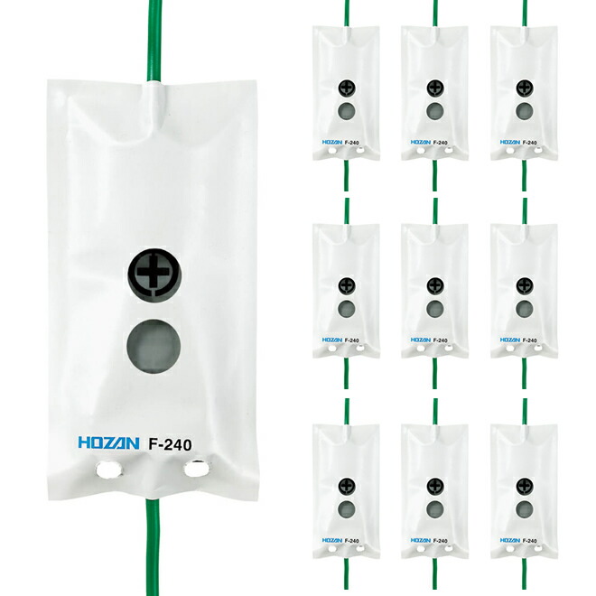 ホーザン(HOZAN) アースラインマーカー(10個入) 静電気放電を可視性化 静電気の水流を見える化 静電気化学反応起電力:1000V以上 F-241