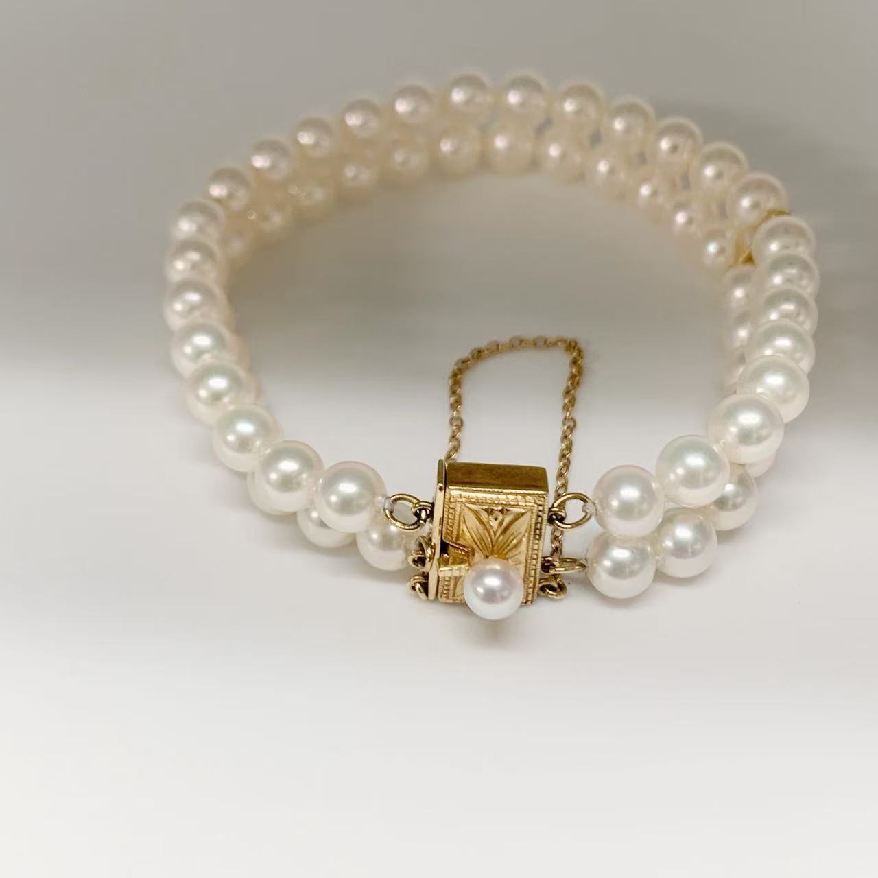 楽天市場】極美品】MIKIMOTO ミキモト パール ブレスレット 真珠
