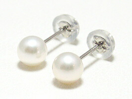 アコヤ真珠 プラチナ ピアス 5.0-4.5mm ( 真珠 パール Pt900 あこや真珠 本真珠 真珠ピアス パールピアス ベビーパール レディース ジュエリー )|エイチパールドットコム店