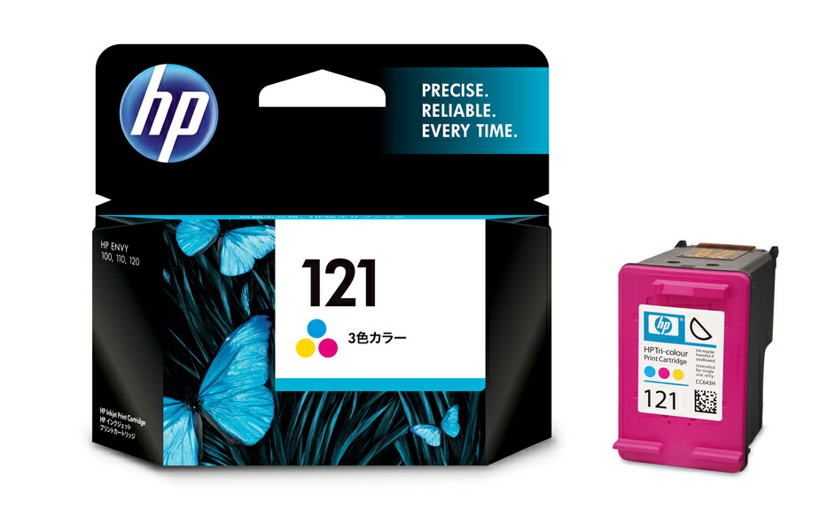 【楽天市場】【HP公式ストア】 純正 HP 121 プリントカートリッジ カラー (型番:CC643HJ)：HP Express Store ...