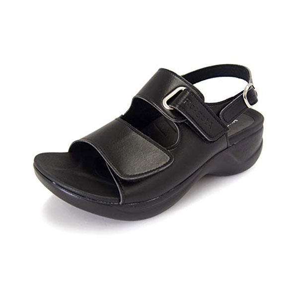 【ポイント3倍】リゲッタ ワークコンフォートサンダル ＲＷ１００１ ブラック【Re:getA Work・Re:getA サンダル・リゲッタワークサンダル・ナースサンダル・オフィスサンダル】