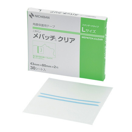 <メール便6個まで可能>メパッチクリア Lサイズ 43mm×80mm 60枚(2枚×30シート) ニチバン
