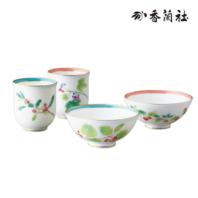 楽天市場】香蘭社 ミモザ 睦揃 有田焼 茶碗 セット 日本製 ペア