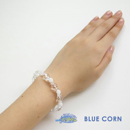 パワーストーン ブレスレット 天然石 ヒマラヤ水晶 アゼツライト ホワイト レディース 厄除け 厄払い 運気ＵＰ 浄化 幸運 開運 魔除け 願望達成 お守り かわいい おしゃれ ギフト 誕生日 誕生石 4月 ヒーリングストーン パワーストーンブレスレット