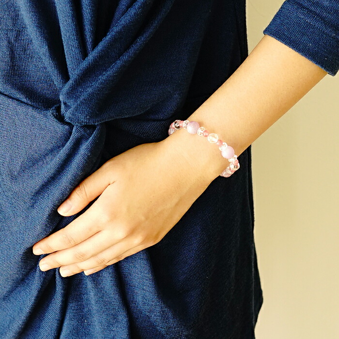 最安値に挑戦 パワーストーン ブレスレット 天然石 クンツァイト インカローズ ロードクロサイト 水晶 癒し 恋愛 浄化 幸運 運勢ｕｐ お守り 占い ピンク レディース ギフト おしゃれ アクセサリー 誕生日 誕生月 4月 パワーストーンブレスレット 数珠ブレスレット 現金