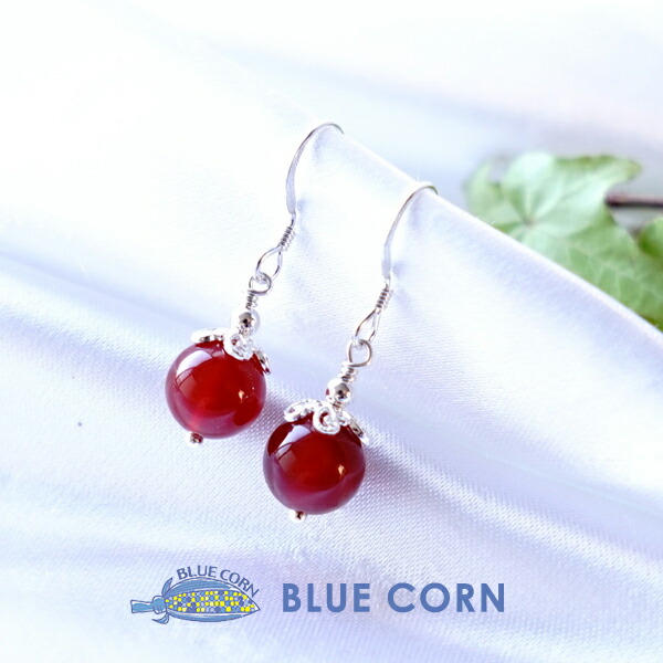 楽天市場】カーネリアン シトリン シルバー925 ピアス 天然石